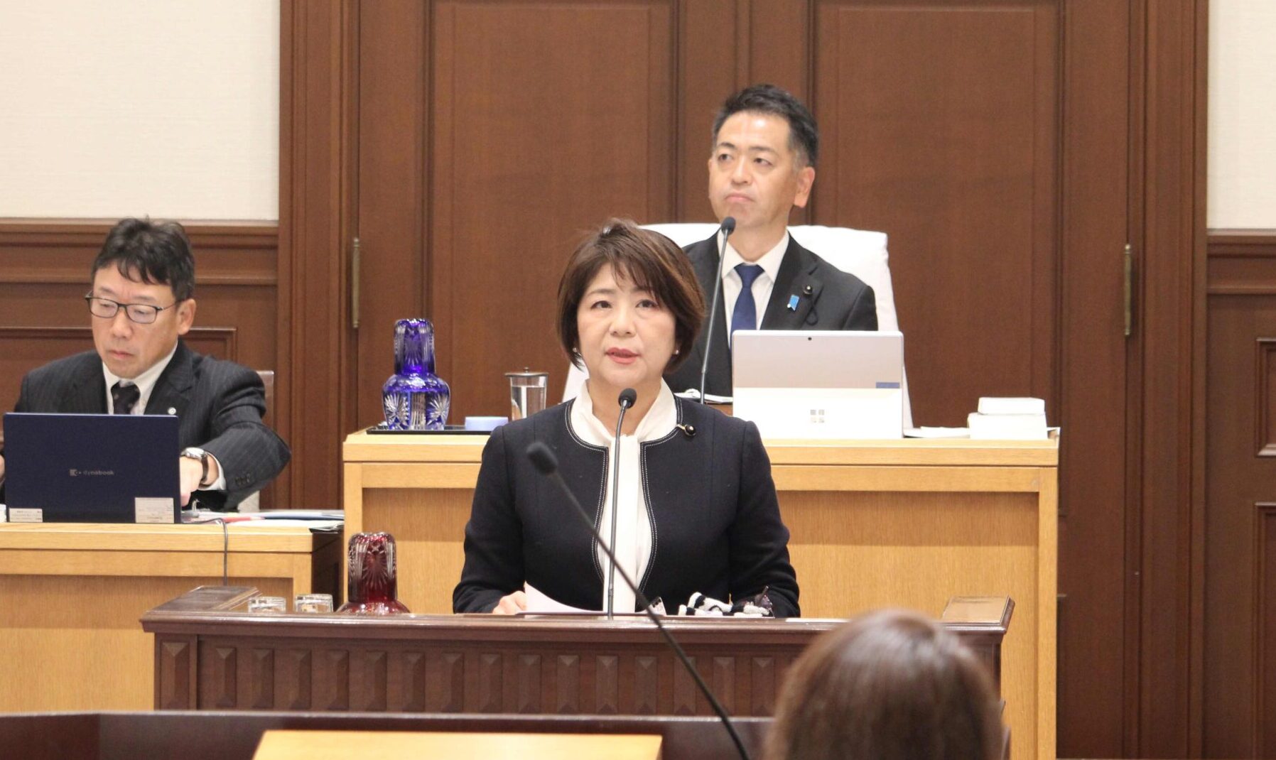 第373回県議会にて里見県議が補正予算等に関して質疑